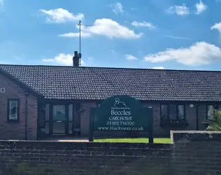 Beccles Care Home - outside view of care home